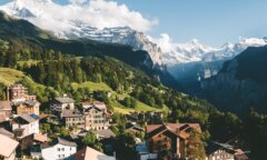 Bauvorhaben in den Bergregionen der Schweiz sind verhältnismäßig teurer